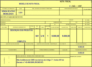 NF ATIVO IMOBILIZADO